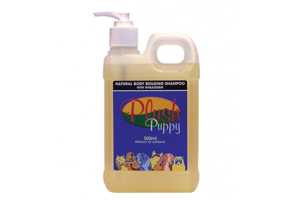 Natural Body Building Shampoo with Wheatgerm | plush puppy shop